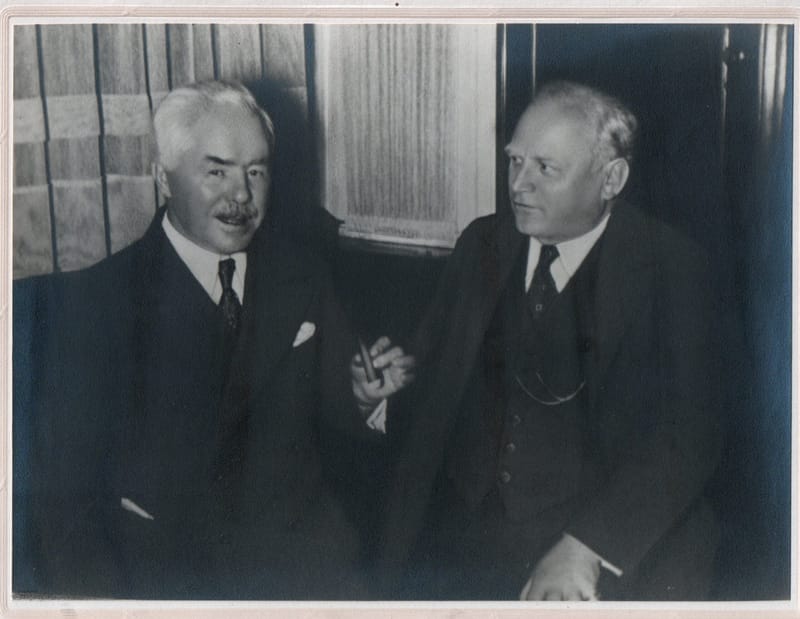 Josef Mayer with Karl Ludwig Nessler